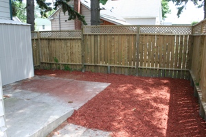 Fenced Private Yard